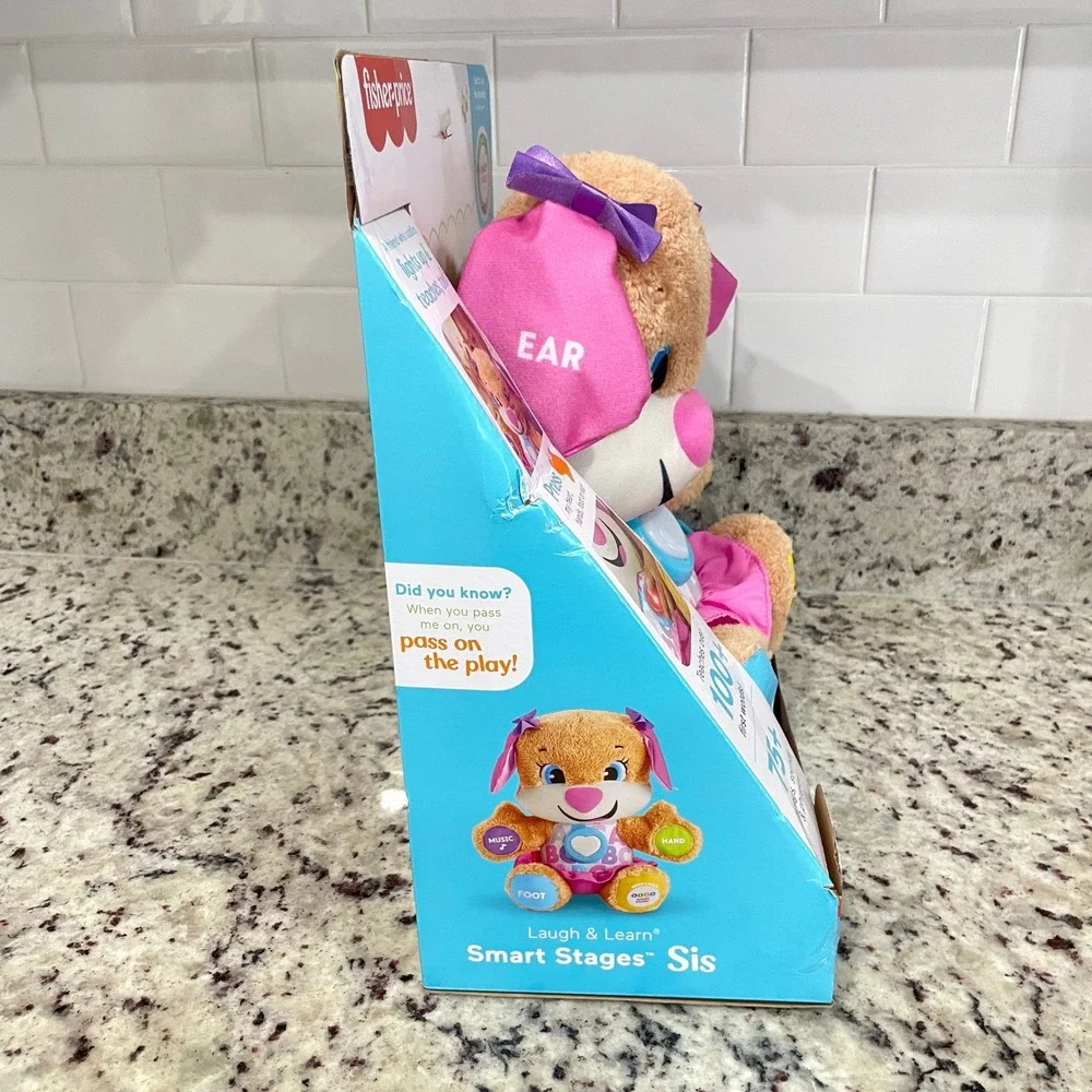 Fisher Price Laugh & Learn Smart Stages Sis Puppy Musical Plush Toy FDF22 New